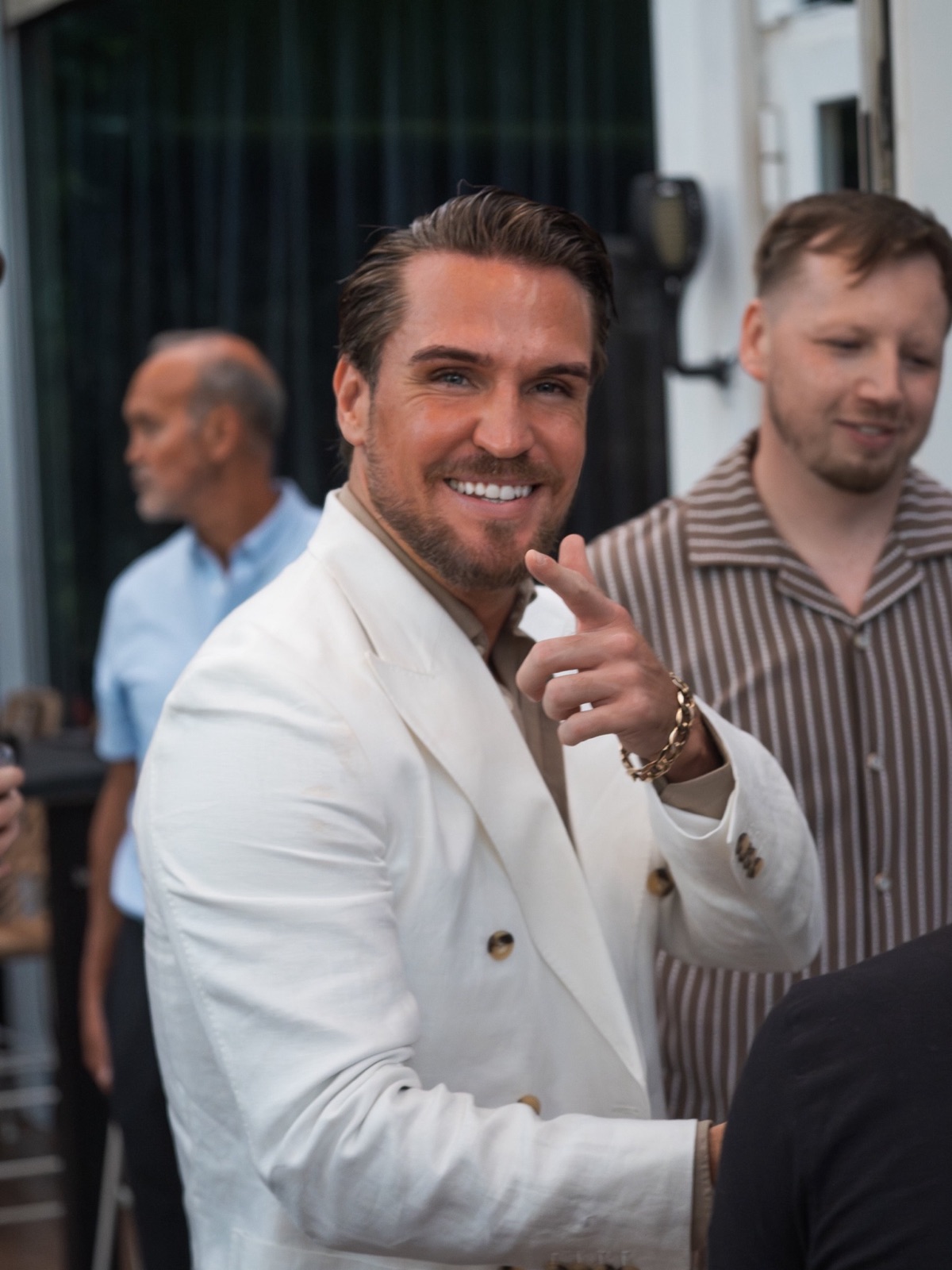 Tom Zanetti at the launch party